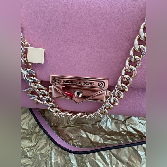 Michael Kors Cece Small Crossbody Bag with Gold Chain –Brand New Primrose color - Picture 5 of 16
